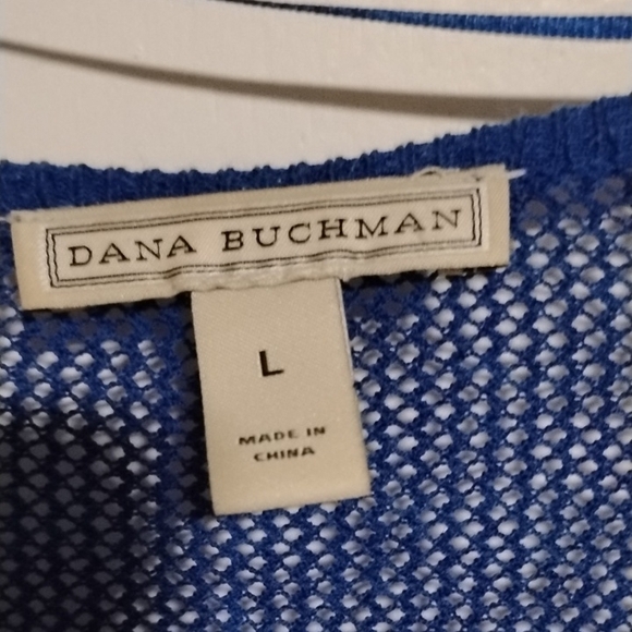 Dana Buchman Blue Sweater - Picture 2 of 3